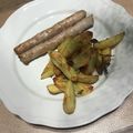 Yokchina's cooksnap of when they made じゃがいもと生ウィンナのペペロンチーノ.