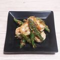 アクセル☆'s cooksnap of when they made ◇アスパラと海老の粒マスタード炒め◇.