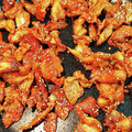 ﾍﾞﾋﾞよしﾏﾏ's cooksnap of when they made 簡単おつまみ★鶏皮の甘辛.