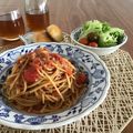 Amalka's cooksnap of when they made トマトパスタ*° 南イタリア風.