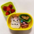 へにゃにゃ's cooksnap of when they made キャラ弁☆トトロ弁当.
