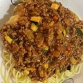 まん！'s cooksnap of when they made なんちゃってミートスパゲティー.