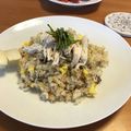 chocoado's cooksnap of when they made じゃことささみの☆居酒屋風塩チャーハン♪.