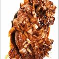 maezuchu's cooksnap of when they made ラム肉のステーキ～バルサミコソース～.