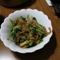 ramieru's cooksnap of when they made 牛肉とラディッシュの葉炒め.