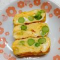 クックPQ2281☆'s cooksnap of when they made 【 グリンピースとチーズの卵焼き♪ 】.