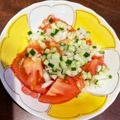 y_u♡'s cooksnap of when they made トマトを美味しく食べるサラダ＊.