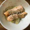 クック1FX93J☆'s cooksnap of when they made 鮭のレンジ蒸し.