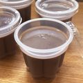 ☆あいちゃん's cooksnap of when they made お正月の黒豆煮汁で♡黒豆プリン♡.