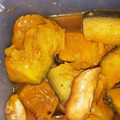 kyokoha's cooksnap of when they made 冬至かぼちゃとウインナーの煮物.