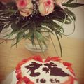 タアイユウコ's cooksnap of when they made 結婚記念日★ミッキーミニー時短2段ケーキ.