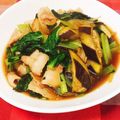 yyyui♡'s cooksnap of when they made 簡単！とろとろナスと小松菜と豚の生姜焼き.