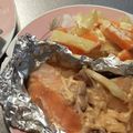 きさらぎぢゅうく's cooksnap of when they made トラウトサーモンのホイル焼き.