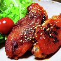 ちび☆たま's cooksnap of when they made ヤンニョムチキン風の簡単おかず.