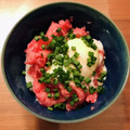 3yes's cooksnap of when they made 黄身がとろ〜り☆ネギトロと温泉たまご.