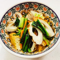 あっこ姉's cooksnap of when they made 簡単☆小松菜☆竹輪☆揚げ☆キノコの旨煮.