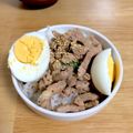 lesjoyaux's cooksnap of when they made 【男の独り飯】簡単！！即席魯肉飯！！.