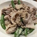 クック9K3KEG☆'s cooksnap of when they made 簡単！冷しゃぶスナップエンドウのピリマヨ.