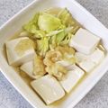 o☆shino's cooksnap of when they made ✿豆腐とほうれん草のあんかけ煮びたし✿.