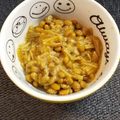 はちみつlove's cooksnap of when they made なめたけ納豆.