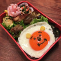 こつゆ514's cooksnap of when they made のり弁の上に目玉焼きプーさん弁当.