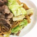 horseland's cooksnap of when they made キャベツ＆牛肉の焼きそば.