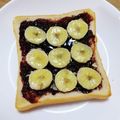 ＊なぁ＊'s cooksnap of when they made 朝食.昼食に◎チョコバナナトースト.