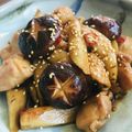 kinniko's cooksnap of when they made 鶏モモとゴボウの甘辛煮.