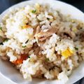 ＊＊ジュン＊＊'s cooksnap of when they made 親子丼の具をリメイク☆簡単チャーハン☆.