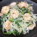 みず〜り's cooksnap of when they made 海老ニラもやしのエスニック炒め.