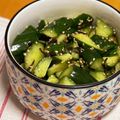 ♪ミチル♪'s cooksnap of when they made ピリ辛やみつき!塩こんぶ醤ぽんきゅうり.