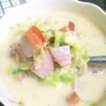 aaaaa_anya's cooksnap of when they made キャベツとハムの白味噌ミルクスープ.