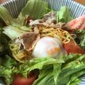 北京パンダ's cooksnap of when they made ラーメンサラダ温玉のせ.