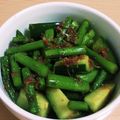すずなまり's cooksnap of when they made アスパラと胡瓜の即席梅漬け.