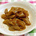 赤い電話's cooksnap of when they made 蒟蒻の甘辛おかか胡麻和え.