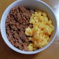 料理見習い隊's cooksnap of when they made 甘くて子ども大好き♡三色そぼろ丼‪ꔛ‬♡.