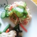 ちゅちゅちゃみ's cooksnap of when they made 超簡単！きゅうりとカニカマのポン酢和え.