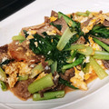 みさう's cooksnap of when they made ご飯がススム！豚と小松菜と卵炒め.