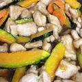 料理修業中☆'s cooksnap of when they made 豚バラとかぼちゃの甘酢餡.