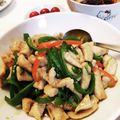 クックE662AA☆'s cooksnap of when they made 鶏胸肉とピーマンの青椒肉絲風☆豚こまでも.