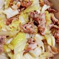 SAIPAN's cooksnap of when they made ねぎ塩だれで☆豚バラキャベツ丼。.
