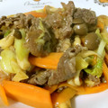 半熟王子's cooksnap of when they made 牛肉と野菜の甘辛炒め.