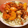 quwaji's cooksnap of when they made 簡単スタミナ☆長芋と豚挽肉のキムチ炒め.