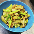 ターぽん's cooksnap of when they made ブロッコリーの茎ときのこのオイスター炒め.