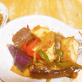 sweetpol's cooksnap of when they made クジラと厚揚げの豆板醤煮.