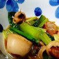 たんこたんきち's cooksnap of when they made 隠し味公開♡イカと小松菜のバター醤油炒め.