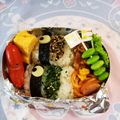 みゆたかあん's cooksnap of when they made 簡単キャラ弁：こいのぼりのおにぎり.