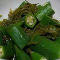 ヨッシーだなも's cooksnap of when they made 【農家のレシピ】おくらめかぶ.