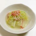 らて♪'s cooksnap of when they made 【龍愛】白菜とカニカマのトロミ煮.