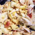 リエル2005's cooksnap of when they made 簡単朝食⭐たまごとキャベツとトマト炒め♪.